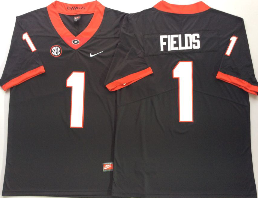 NCAA Men Georgia Bulldogs Black 1 FIELDS